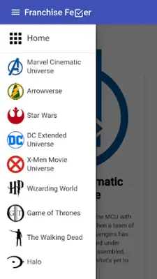 Franchise Fever Timelines & v android App screenshot 11