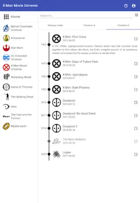 Franchise Fever Timelines & v android App screenshot 7